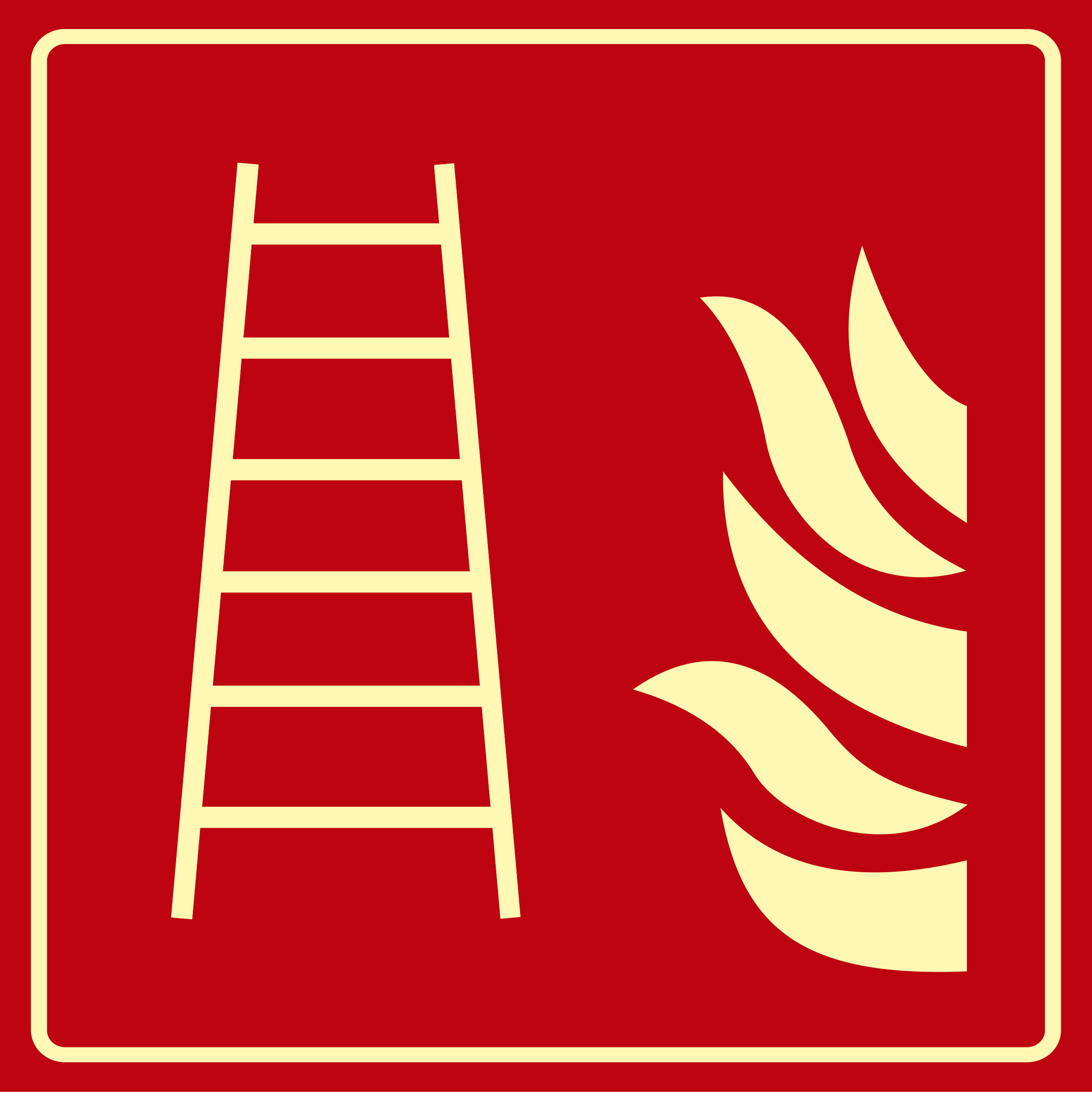 Escalera de emergencia (solo pictograma) – adhesius castello